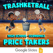 Price Takers TRASHKETBALL Economics Game - No Prep Review Activity
