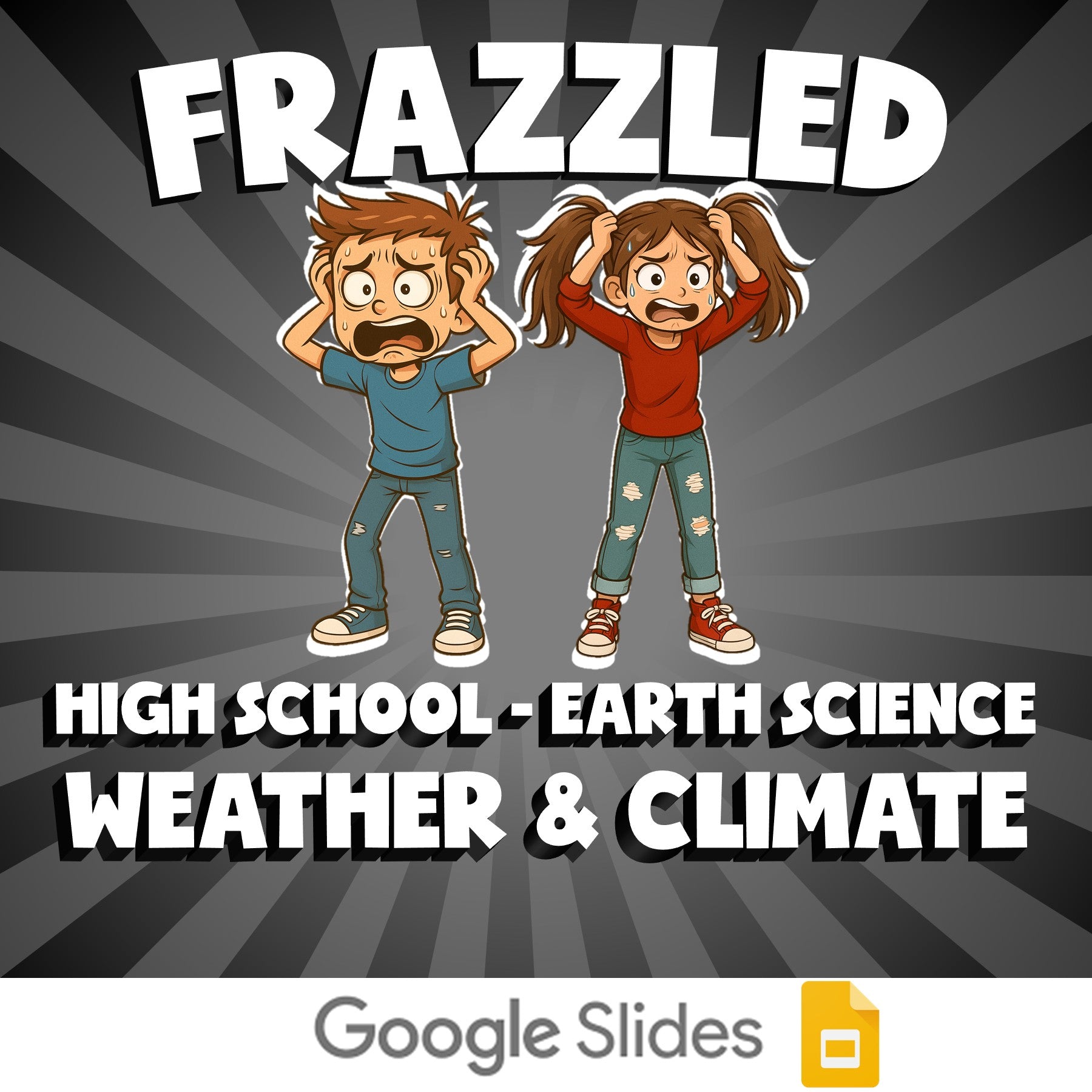 Weather & Climate FRAZZLED Game - No Prep Earth Science Review Activity