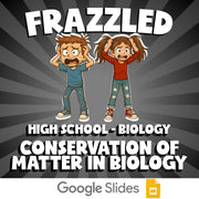Conservation of Matter in Biology FRAZZLED Science Game - No Prep Biology Review