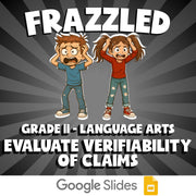 Evaluate Verifiability of Claims FRAZZLED ELA Game - No Prep Grade 11 Review