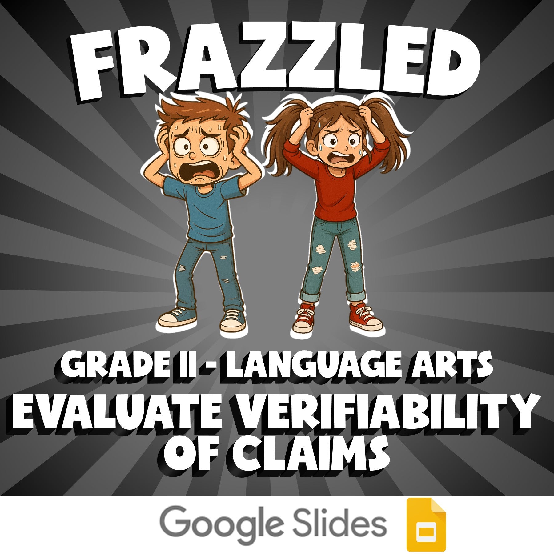 Evaluate Verifiability of Claims FRAZZLED ELA Game - No Prep Grade 11 Review