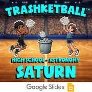 Saturn TRASHKETBALL Science Game - No Prep Astronomy Review Activity