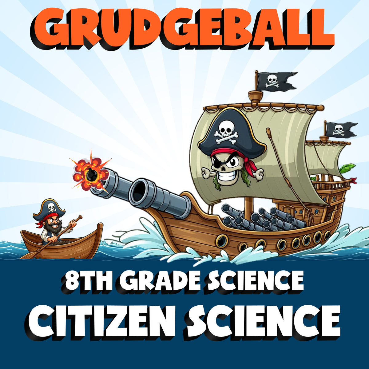 Citizen Science GRUDGEBALL Science Game - No Prep Grade 8 Review Activity