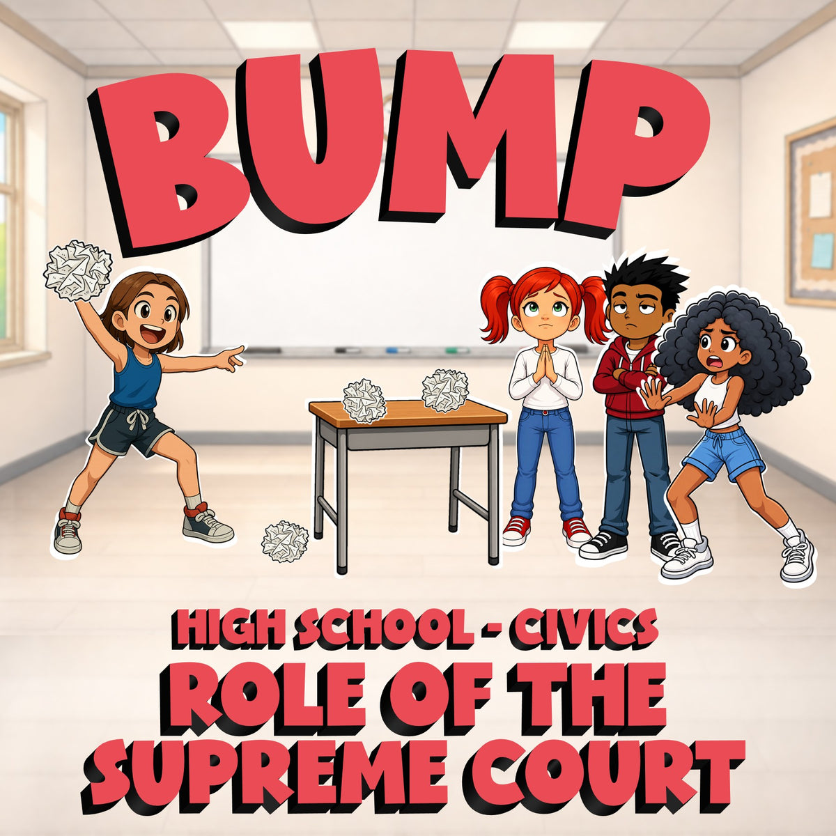 Role of the Supreme Court BUMP Civics Game - No Prep Review Activity