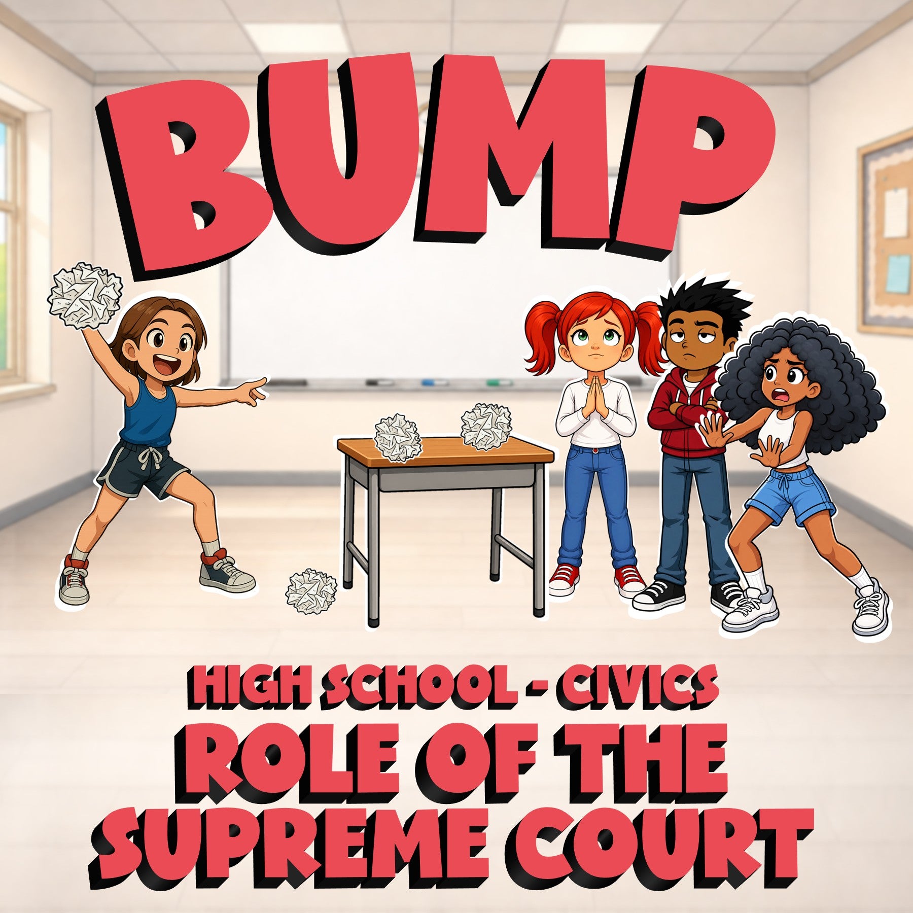 Role of the Supreme Court BUMP Civics Game - No Prep Review Activity