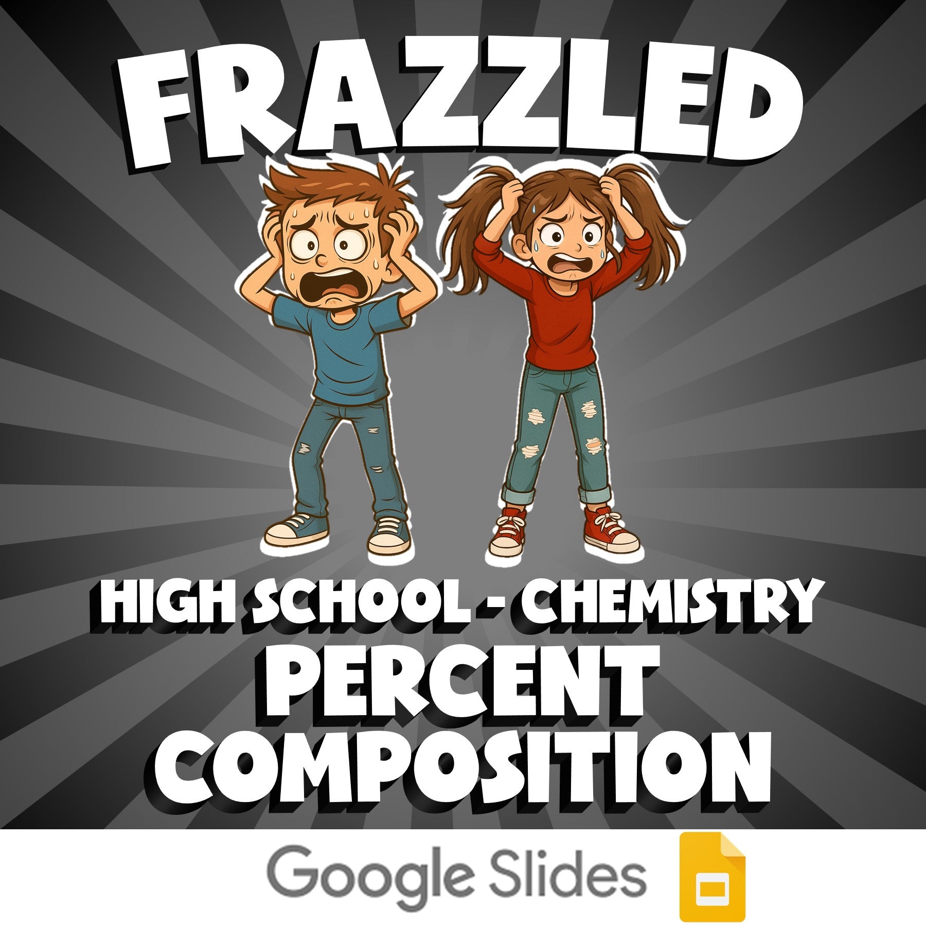 Percent Composition FRAZZLED Science Game - No Prep Chemistry Review Activity