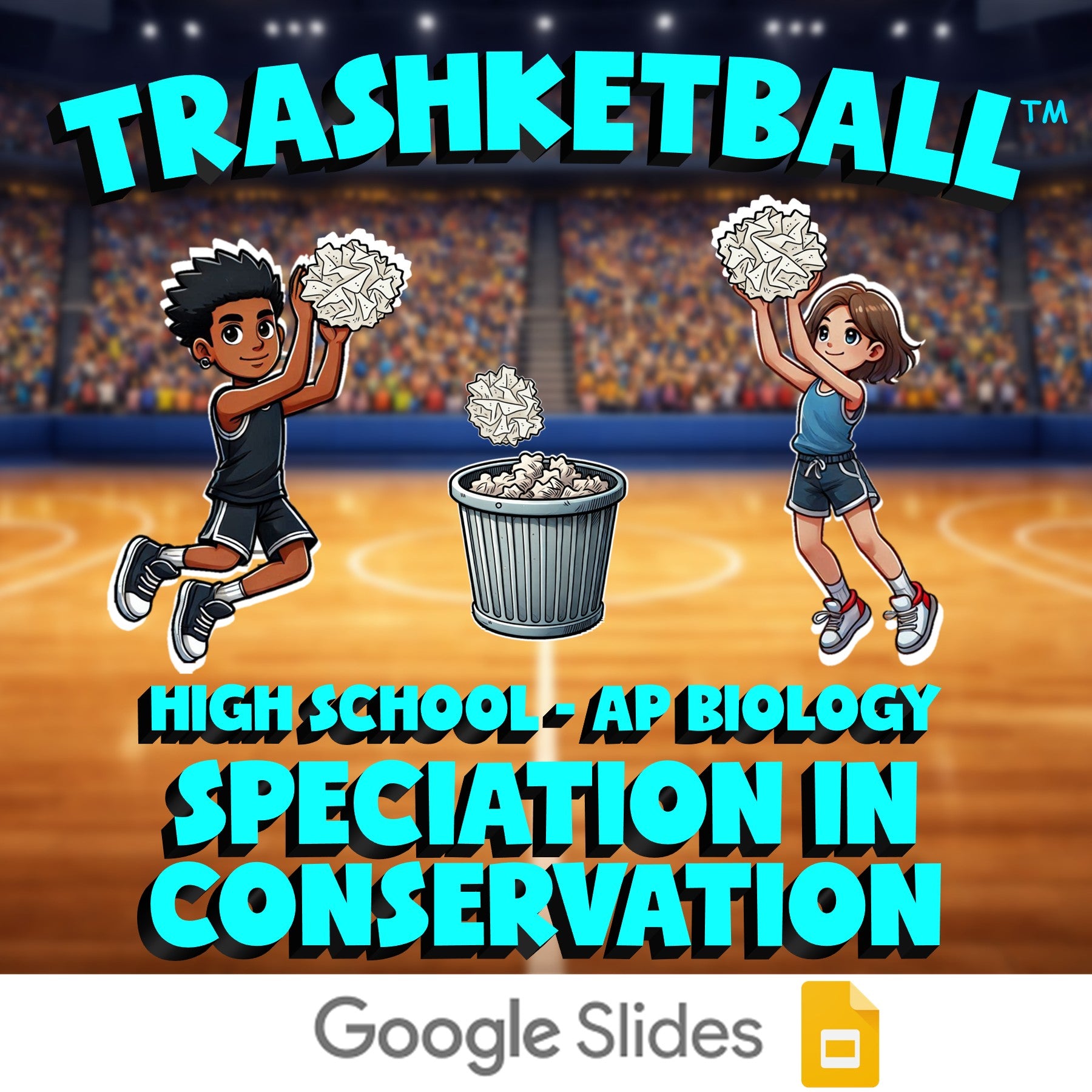 Speciation in Conservation TRASHKETBALL Science Game - No Prep AP Biology Review