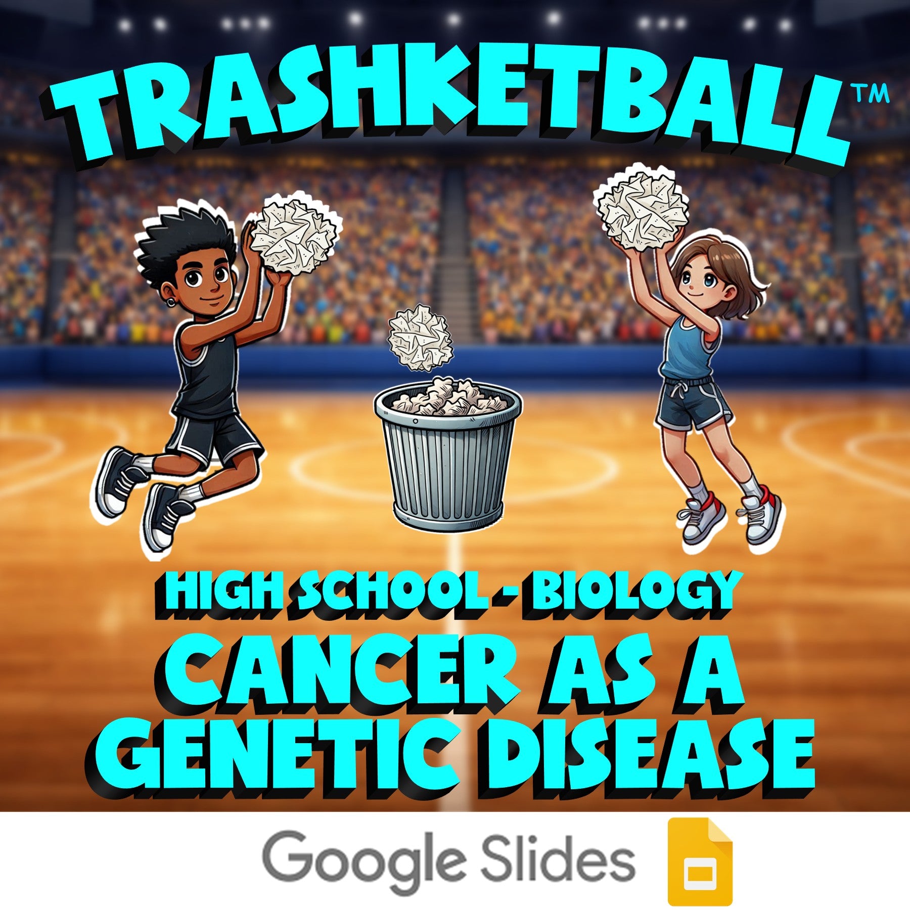 Cancer as a Genetic Disease TRASHKETBALL Science Game - No Prep Biology Review
