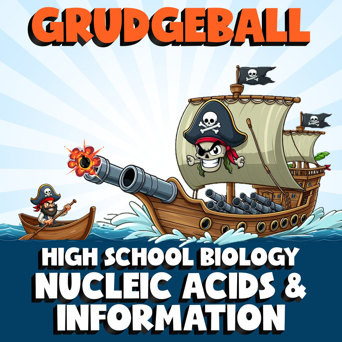 Nucleic Acids & Information GRUDGEBALL Science Game - No Prep Biology Review