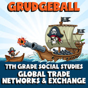Global Trade Networks & Exchange GRUDGEBALL Socials Game - No Prep Grade 7