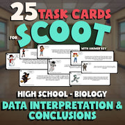 Data Interpretation & Conclusions SCOOT TASK CARDS Science Game - Biology