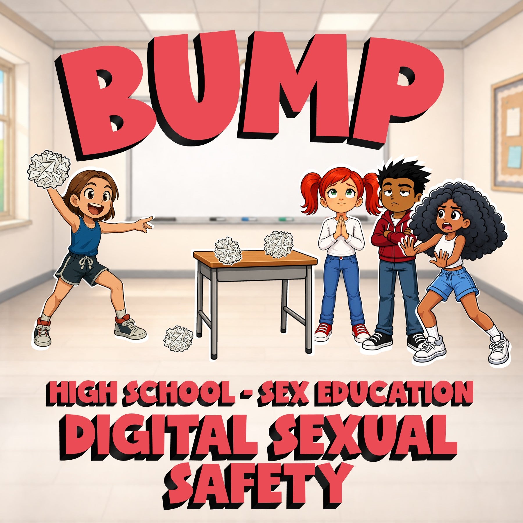 Digital Sexual Safety BUMP Game - No Prep High School Sex Education Review