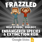 Endangered Species & Extinction Risk FRAZZLED Science Game - No Prep Biology