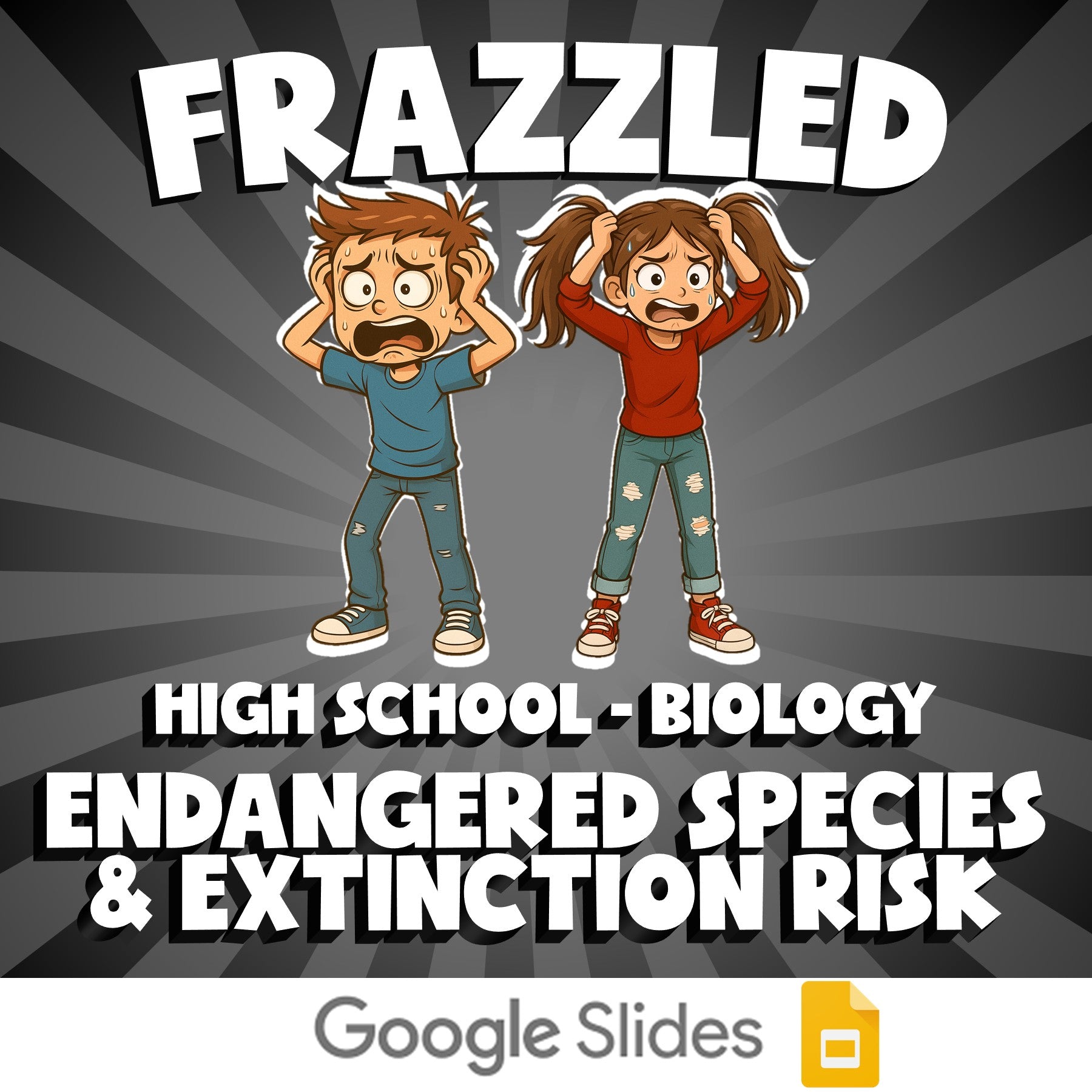 Endangered Species & Extinction Risk FRAZZLED Science Game - No Prep Biology