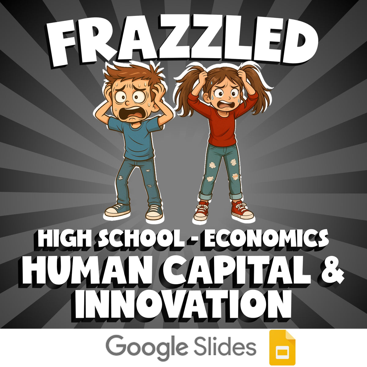 Human Capital & Innovation FRAZZLED Economics Game - No Prep Review Activity