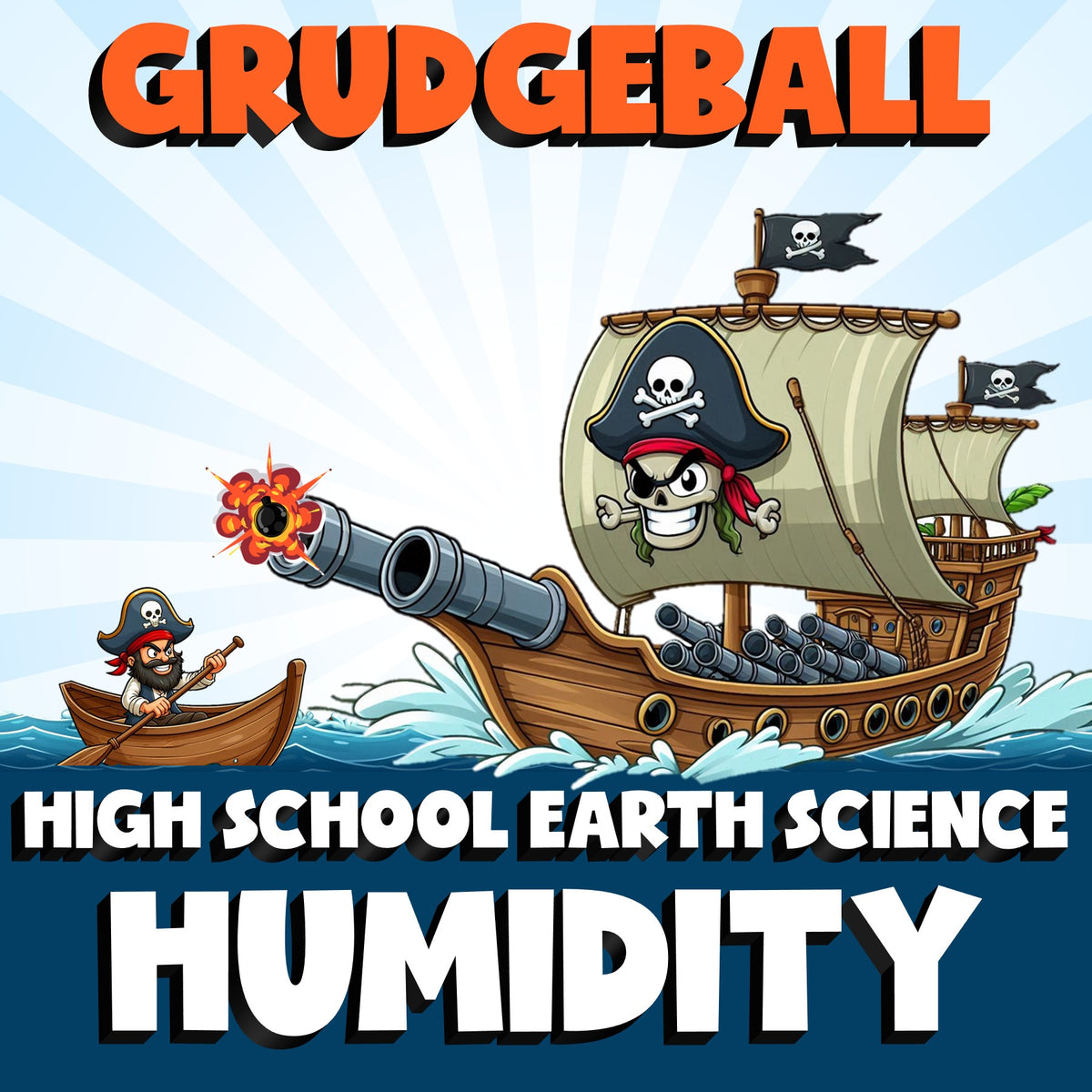 Humidity GRUDGEBALL Game - No Prep Earth Science Review Activity