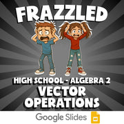 Vector Operations FRAZZLED Math Game - No Prep Algebra 2 Review Activity