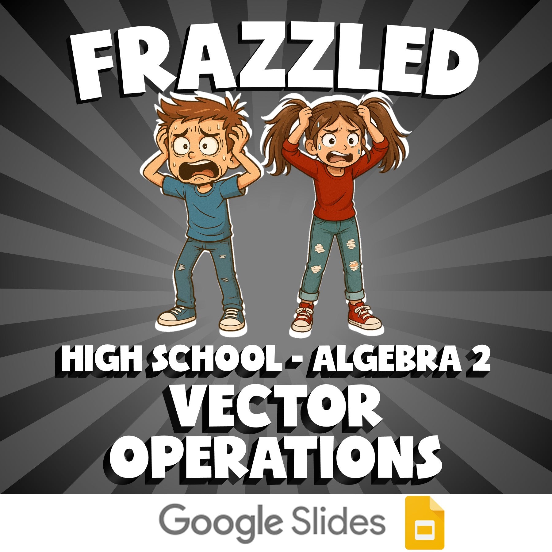 Vector Operations FRAZZLED Math Game - No Prep Algebra 2 Review Activity