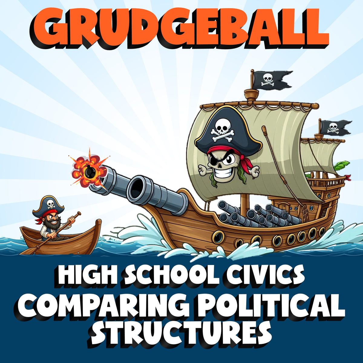 Comparing Political Structures GRUDGEBALL Civics Game - No Prep Review Activity