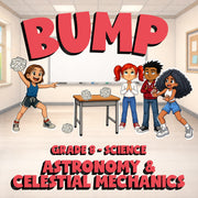 Astronomy & Celestial Mechanics BUMP Science Game - No Prep Grade 8 Review