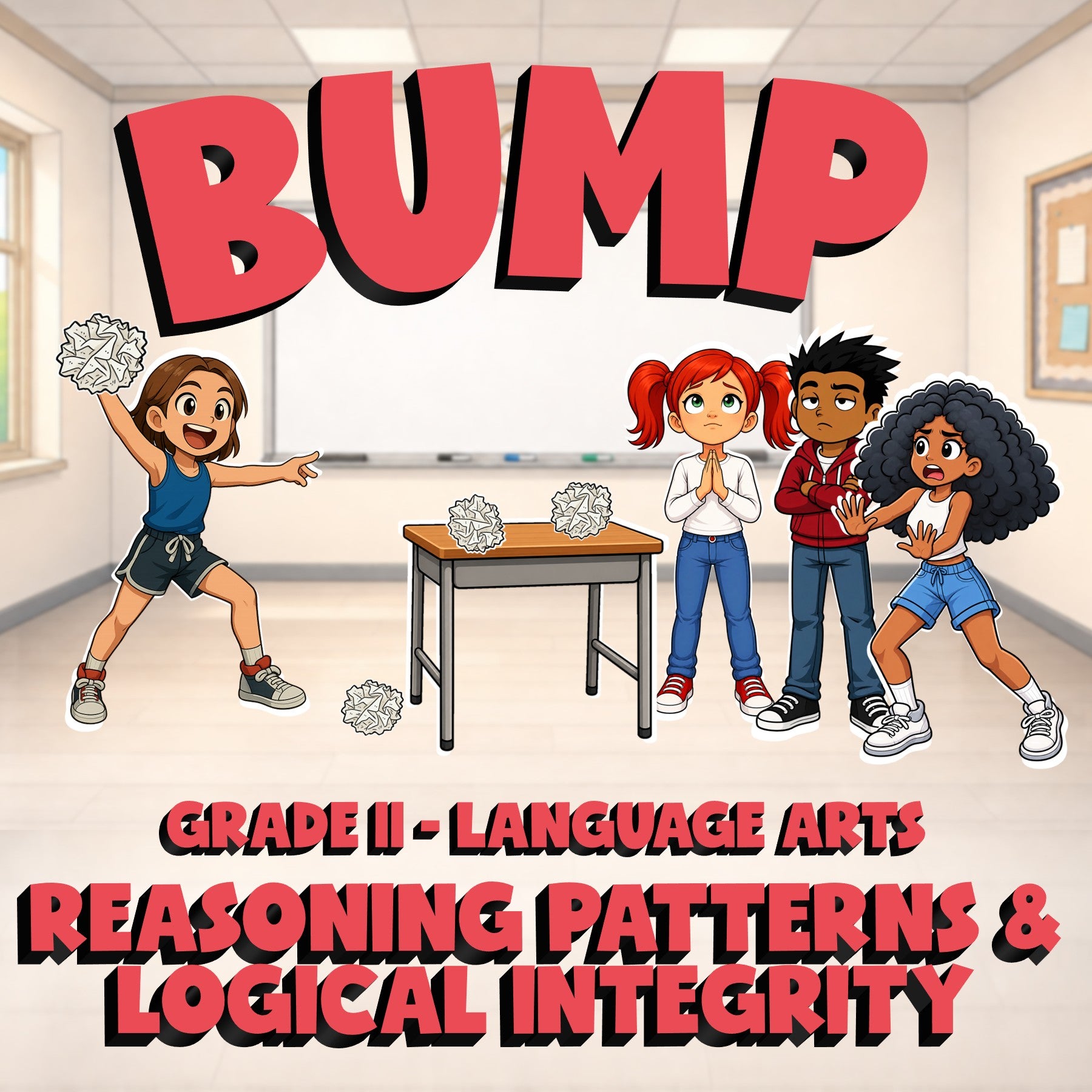Reasoning Patterns & Logical Integrity BUMP ELA Game - No Prep Grade 11 Review