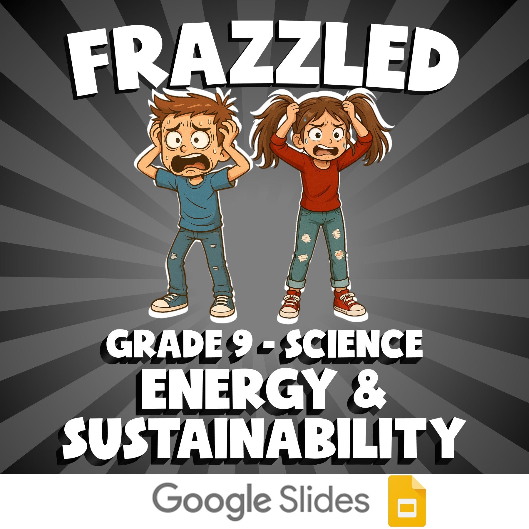 Energy & Sustainability FRAZZLED Science Game - No Prep Grade 9 Review Activity