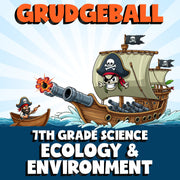 Ecology & Environment GRUDGEBALL Science Game - No Prep Grade 7 Review Activity