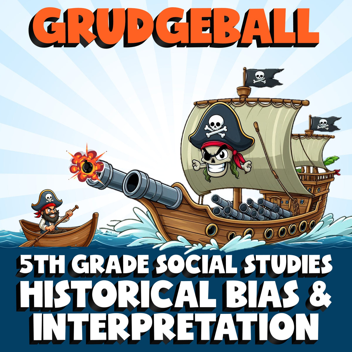 Historical Bias & Interpretation GRUDGEBALL Socials Game - No Prep Grade 5