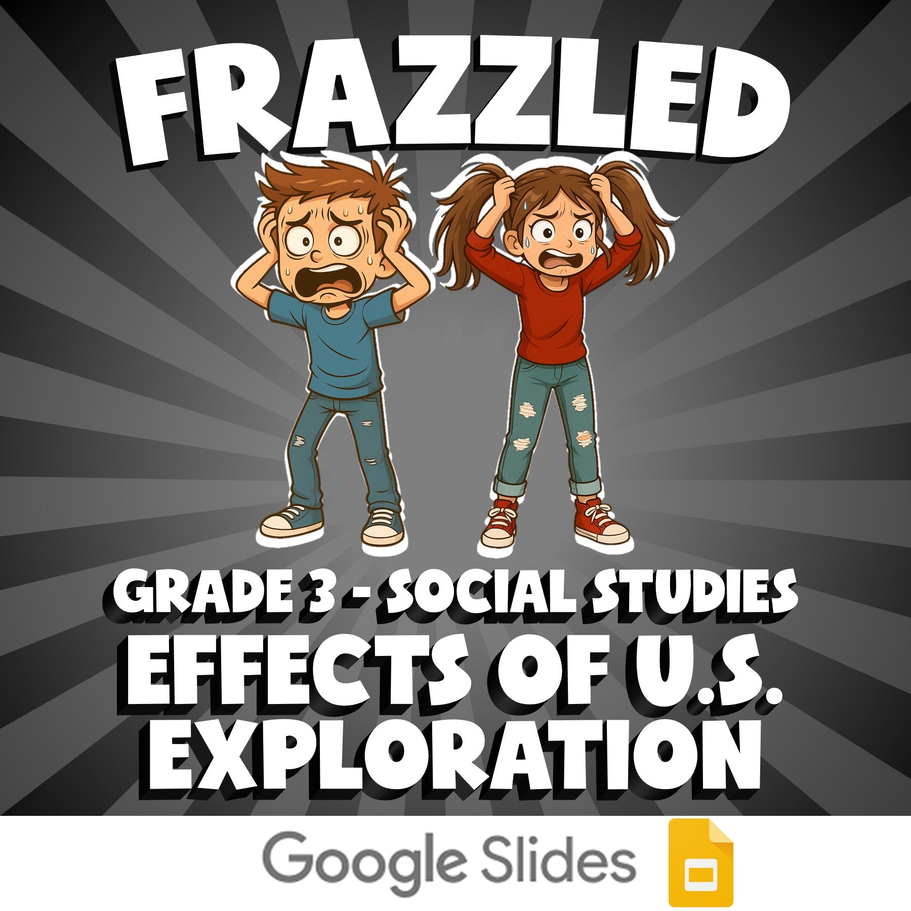 Effects of U.S. Exploration FRAZZLED Socials Game - No Prep Grade 3 Review