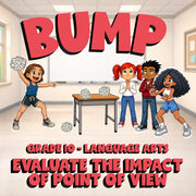 Evaluate the Impact of Point of View BUMP ELA Game - No Prep Grade 10 Review