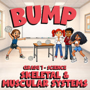 Skeletal & Muscular Systems BUMP Science Game - No Prep Grade 7 Review Activity