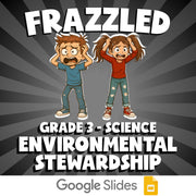 Environmental Stewardship FRAZZLED Science Game - No Prep Grade 3 Review