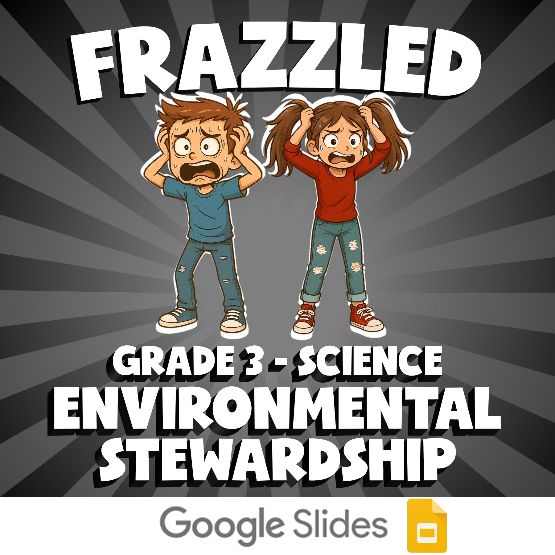 Environmental Stewardship FRAZZLED Science Game - No Prep Grade 3 Review