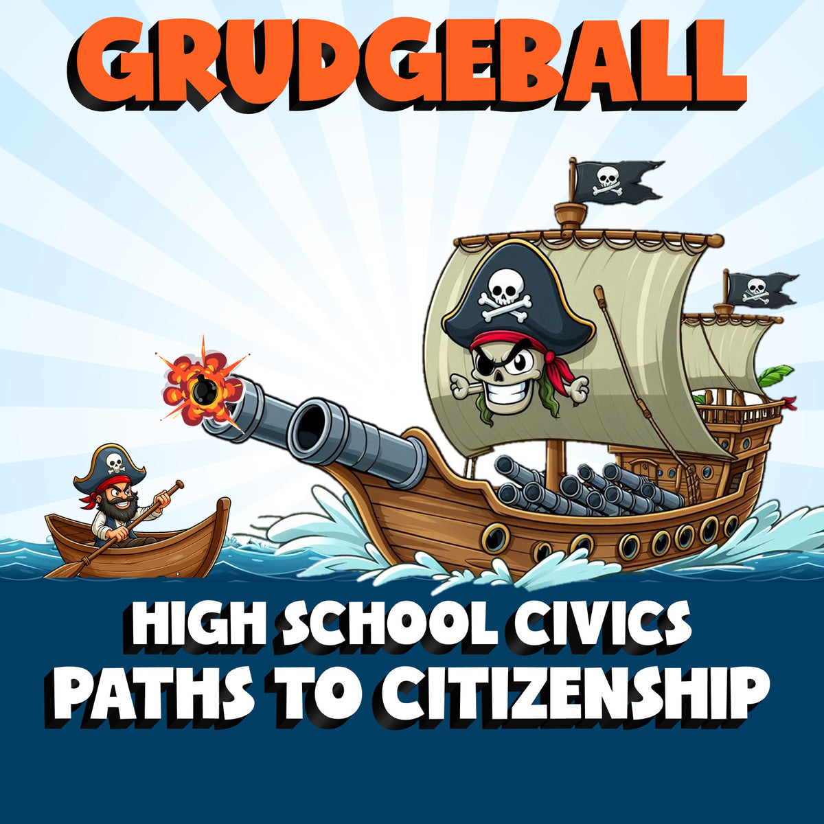Paths to Citizenship GRUDGEBALL Civics Game - No Prep Review Activity