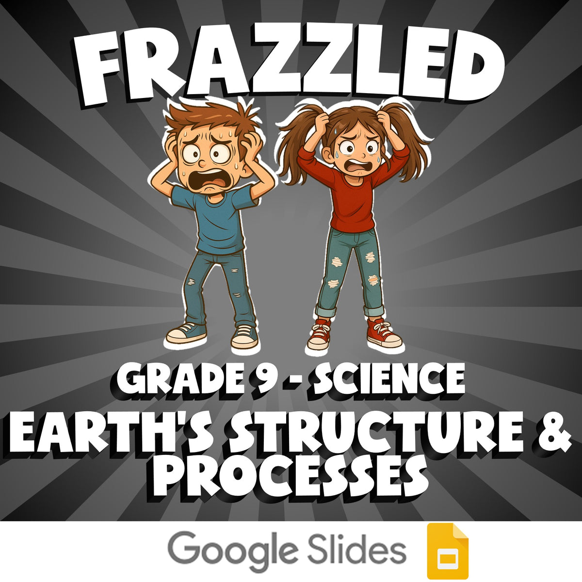 Earth’s Structure & Processes FRAZZLED Science Game - No Prep Grade 9 Review