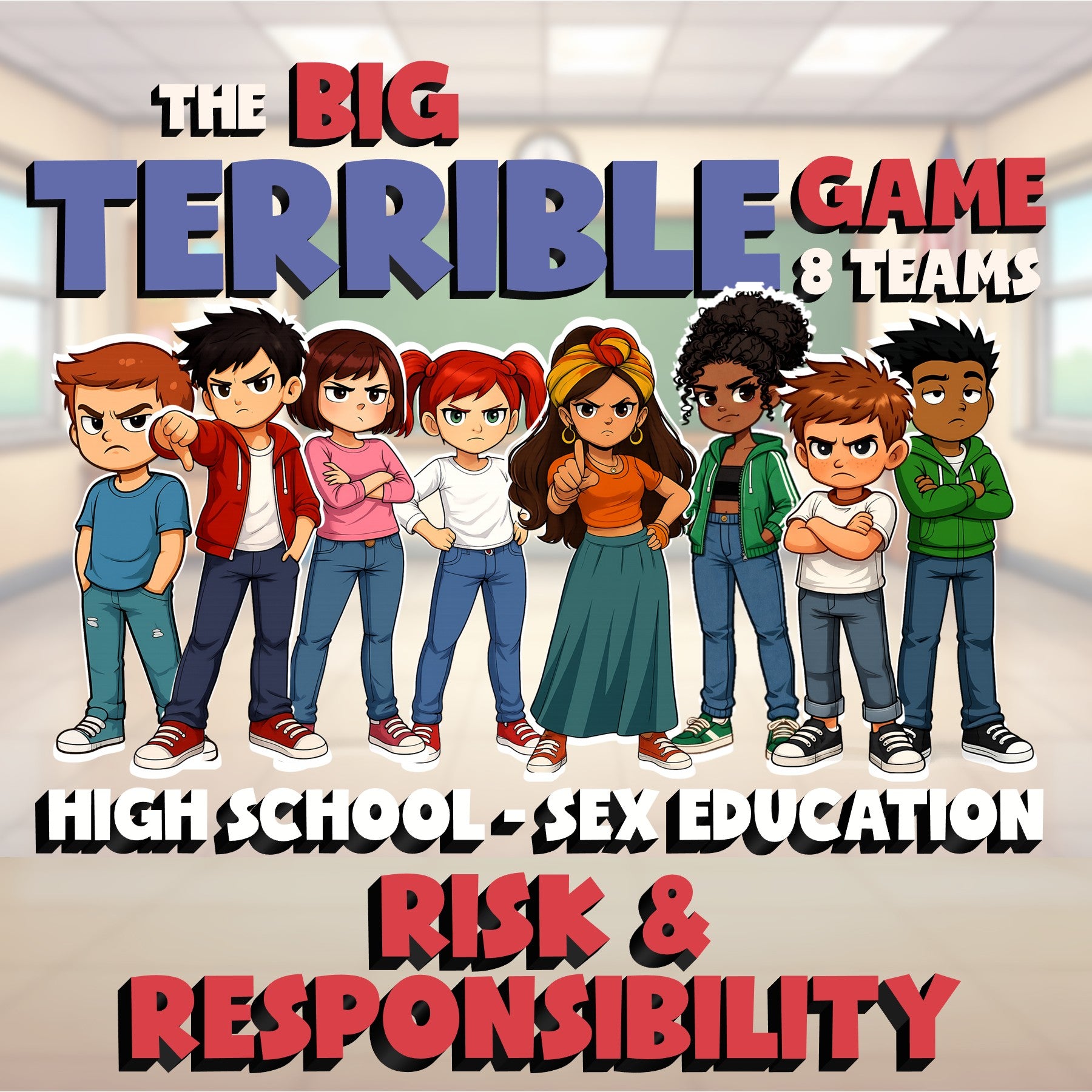 Risk & Responsibility BIG TERRIBLE GAME - High School Sex Education Review
