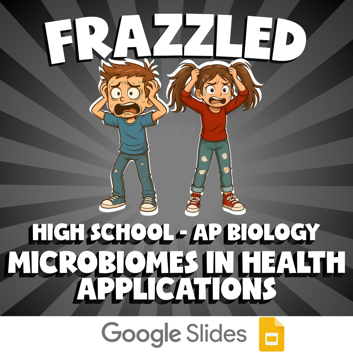 Microbiomes in Health Applications FRAZZLED Science Game - No Prep AP Biology