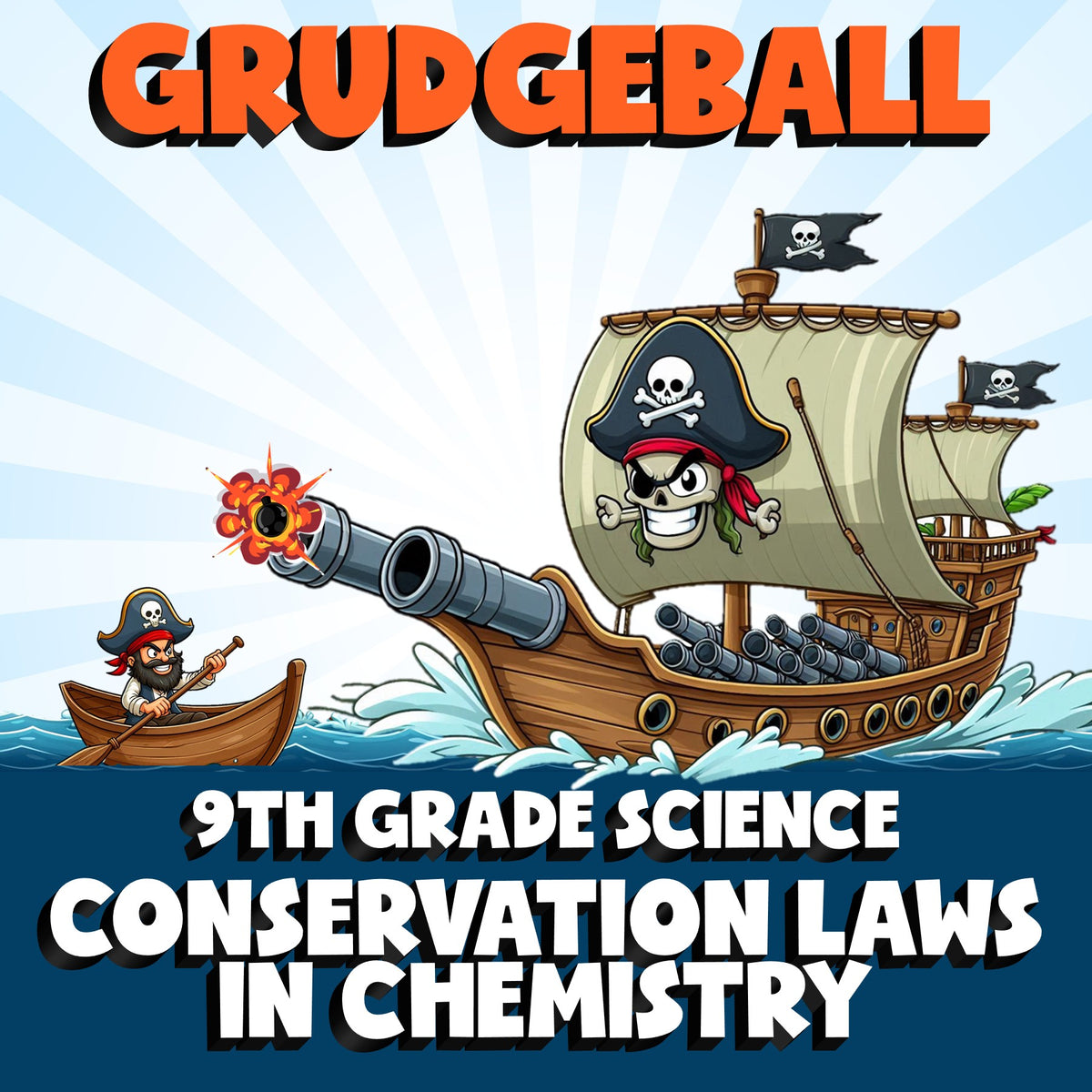 Conservation Laws in Chemistry GRUDGEBALL Science Game - No Prep Grade 9 Review