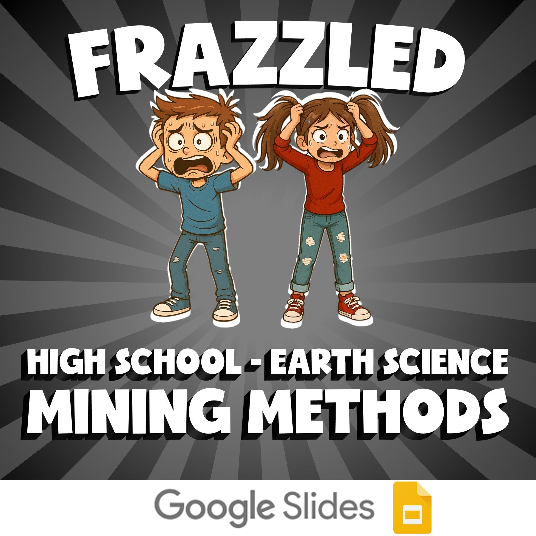 Mining Methods FRAZZLED Game - No Prep Earth Science Review Activity