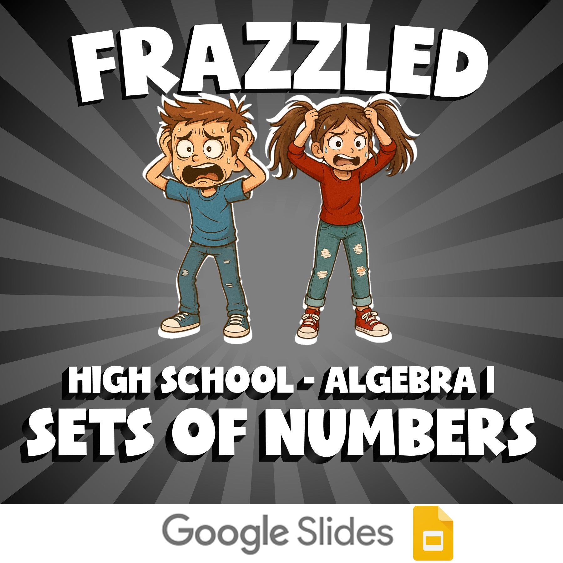 Sets of Numbers FRAZZLED Math Game - No Prep Algebra 1 Review Activity