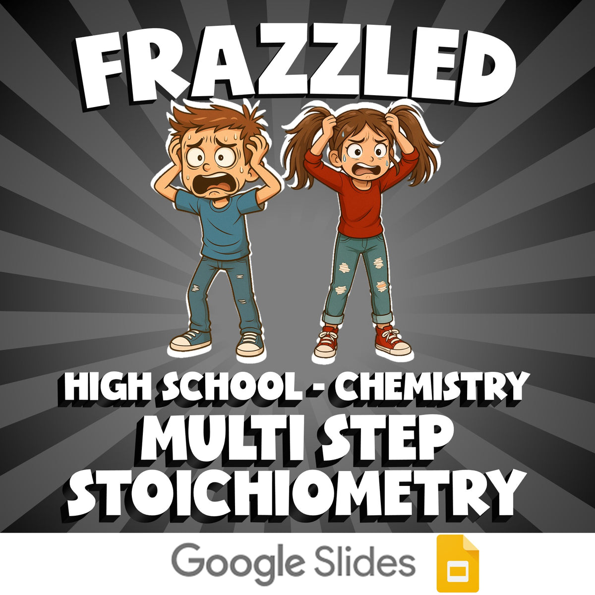 Multi Step Stoichiometry FRAZZLED Science Game - No Prep Chemistry Review