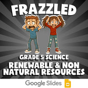 Renewable & Non Natural Resources FRAZZLED Science Game - No Prep Grade 5 Review