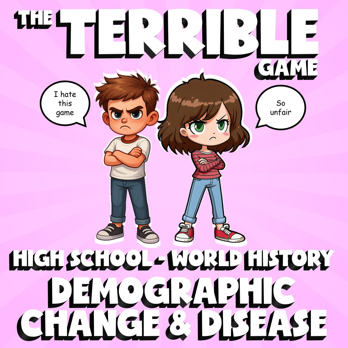 Demographic Change & Disease THE TERRIBLE GAME - No Prep World History Review
