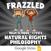 Natural Rights Philosophy FRAZZLED Civics Game - No Prep Review Activity