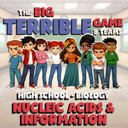 Nucleic Acids & Information BIG TERRIBLE GAME - No Prep Biology Science Review