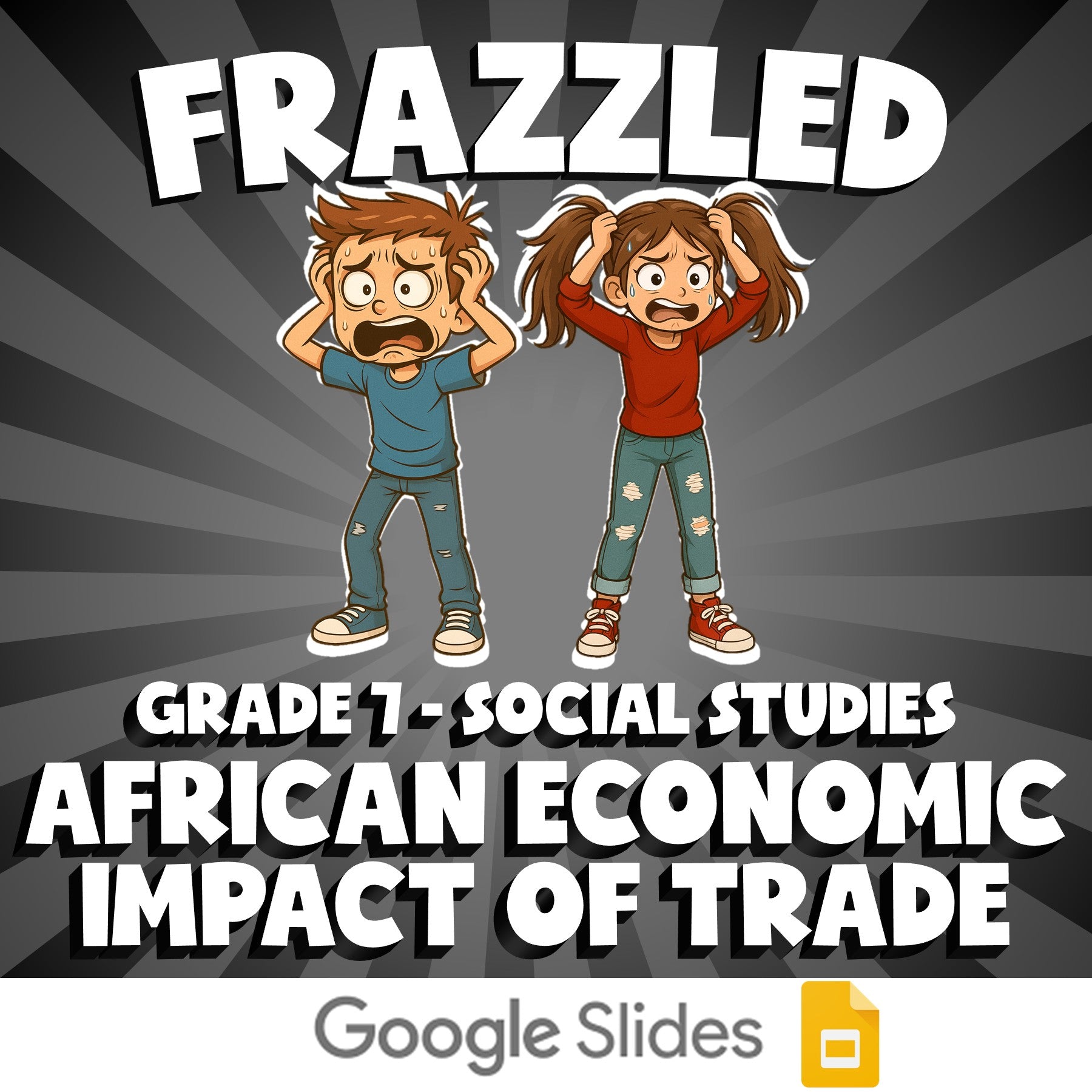 African Economic Impact of Trade FRAZZLED Socials Game - No Prep Grade 7 Review