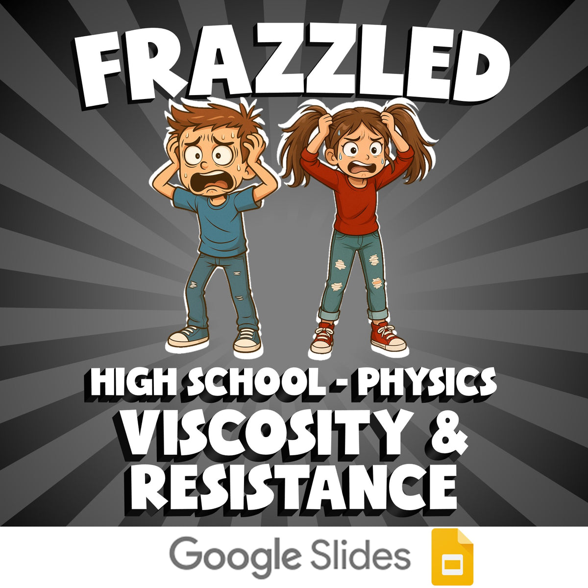 Viscosity & Resistance FRAZZLED Science Game - No Prep Physics Review Activity