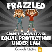 Equal Protection Under Law FRAZZLED Socials Game - No Prep Grade 4 Review