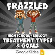 Treatment Types & Goals FRAZZLED Science Game - No Prep Biology Review Activity