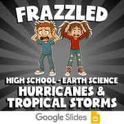 Hurricanes & Tropical Storms FRAZZLED Game - No Prep Earth Science Review